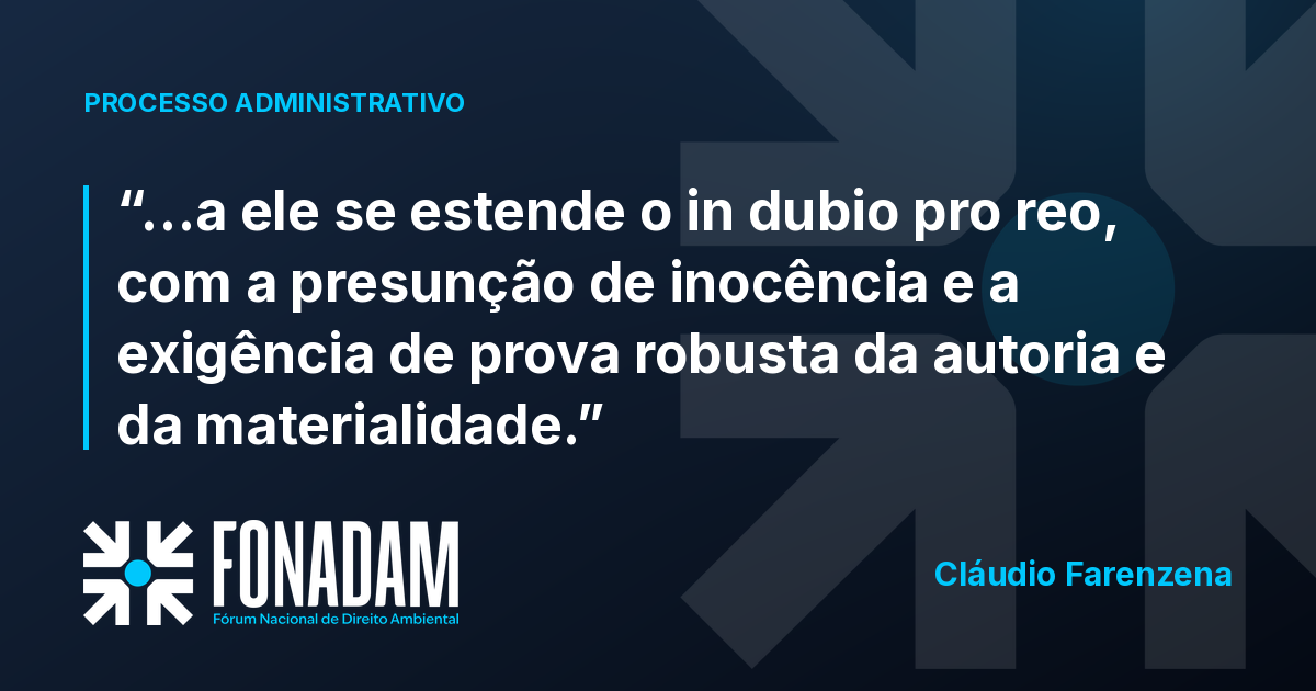 Autoria da infração ambiental não se presume da titularidade do imóvel