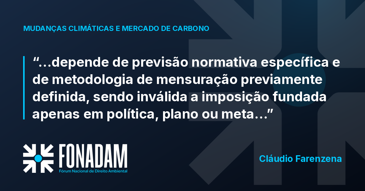 Condicionante de compensação climática exige norma e metodologia de cálculo
